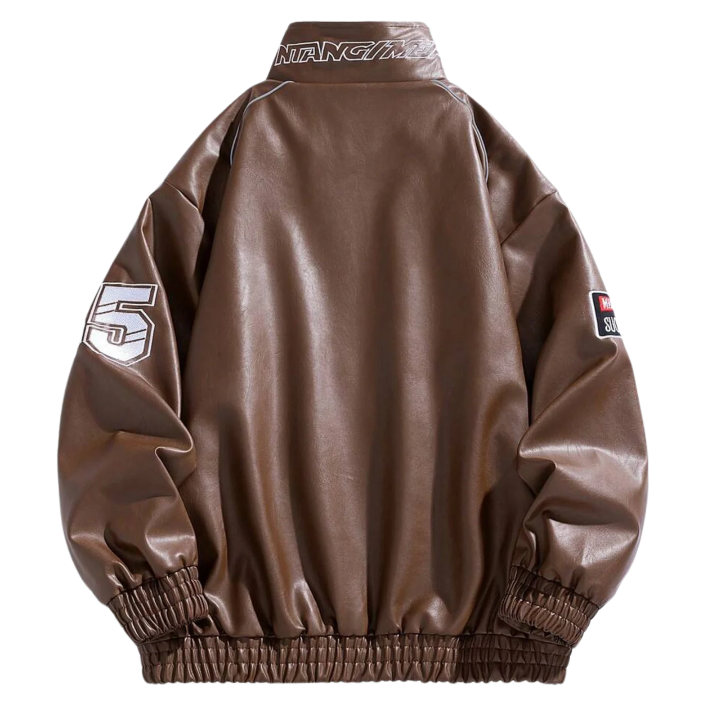 Brown LAP 85 Leather Racing Jacket