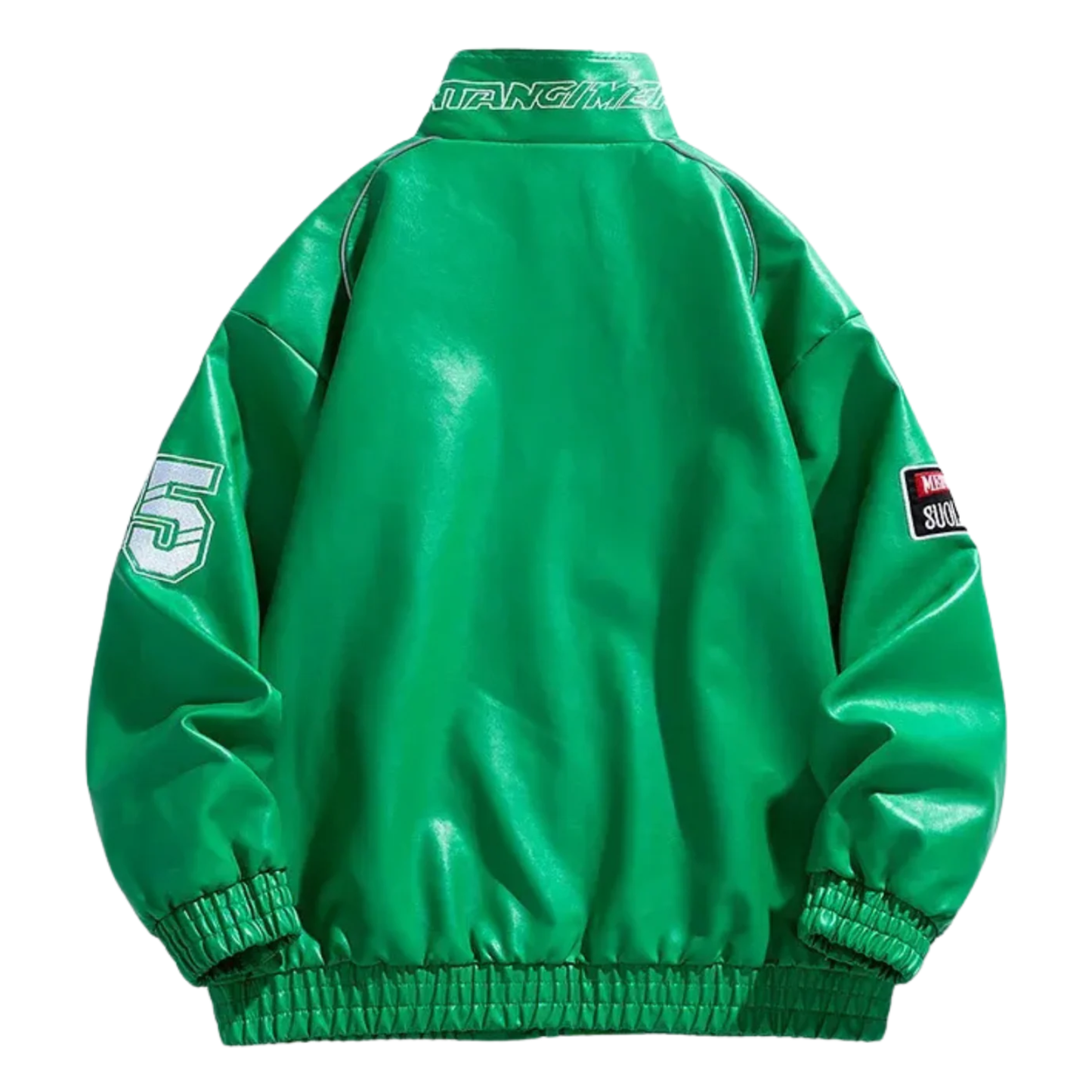 Green LAP 85 Leather Racing Jacket