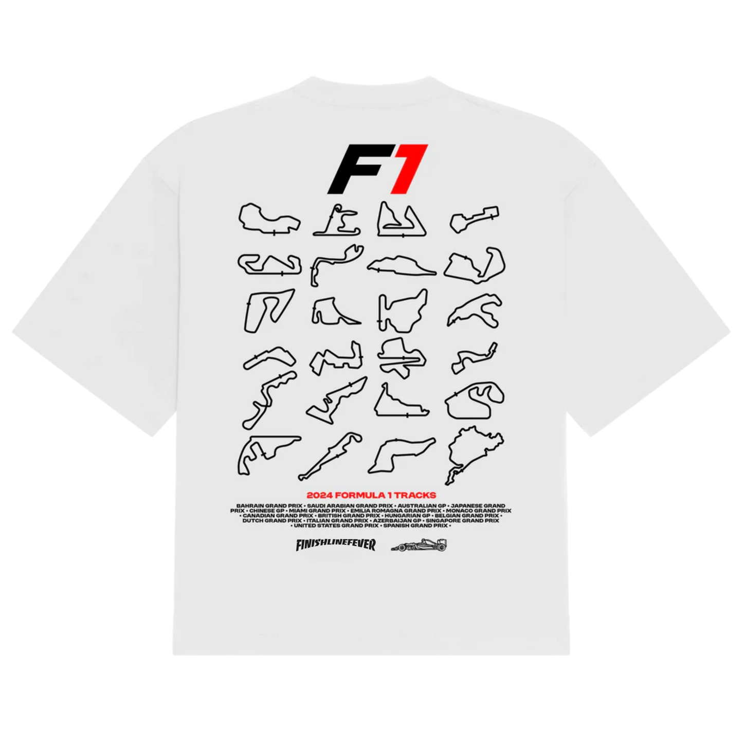Formula 1 Tracks Tee