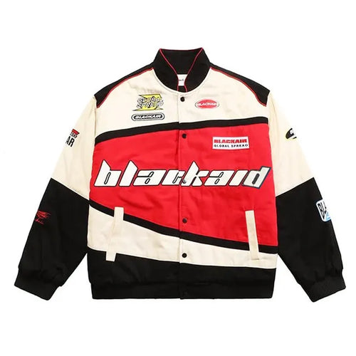 Red Blackaid Vintage Racing Jacket